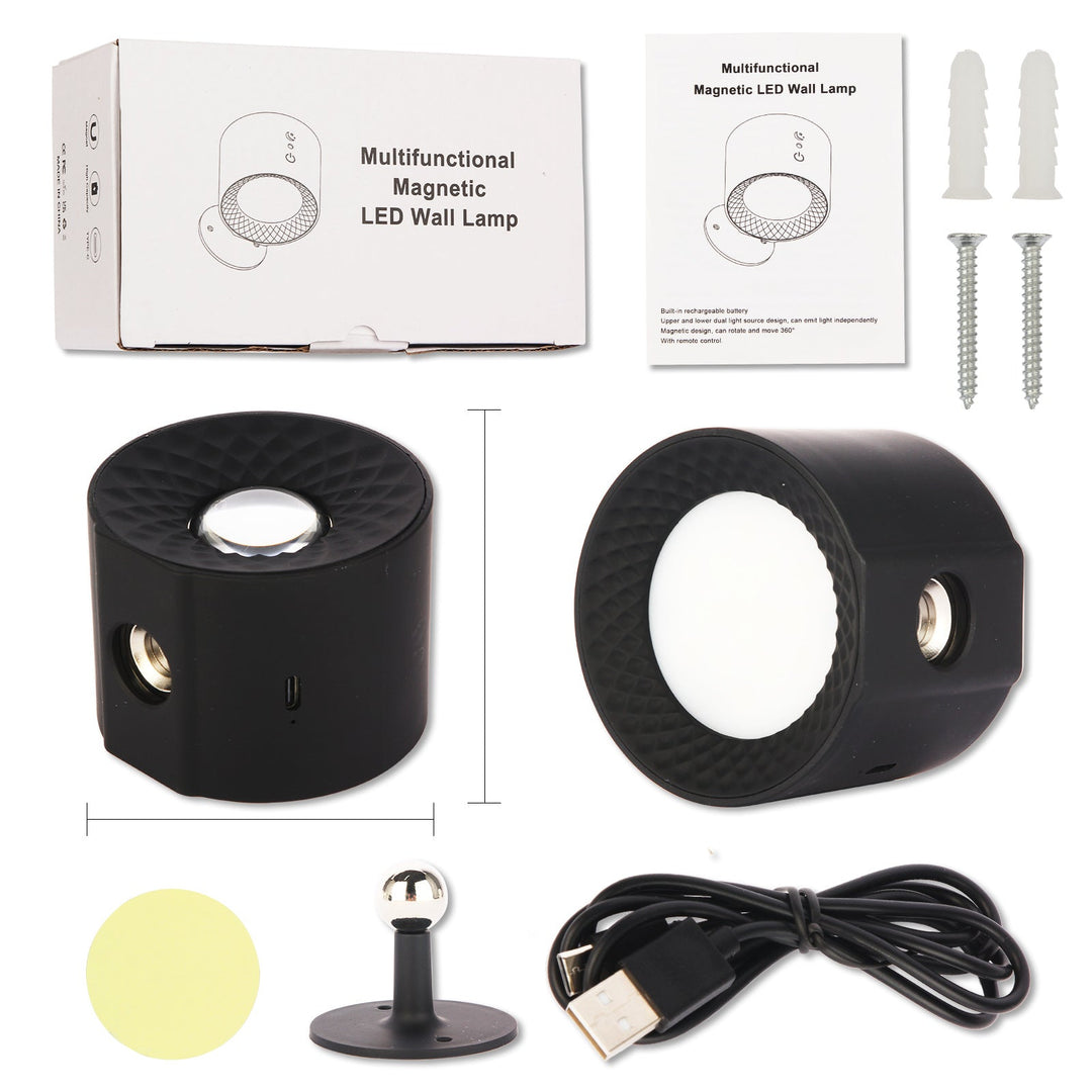 Wandlampe mit 360° Rotation und Fernbedienung 2