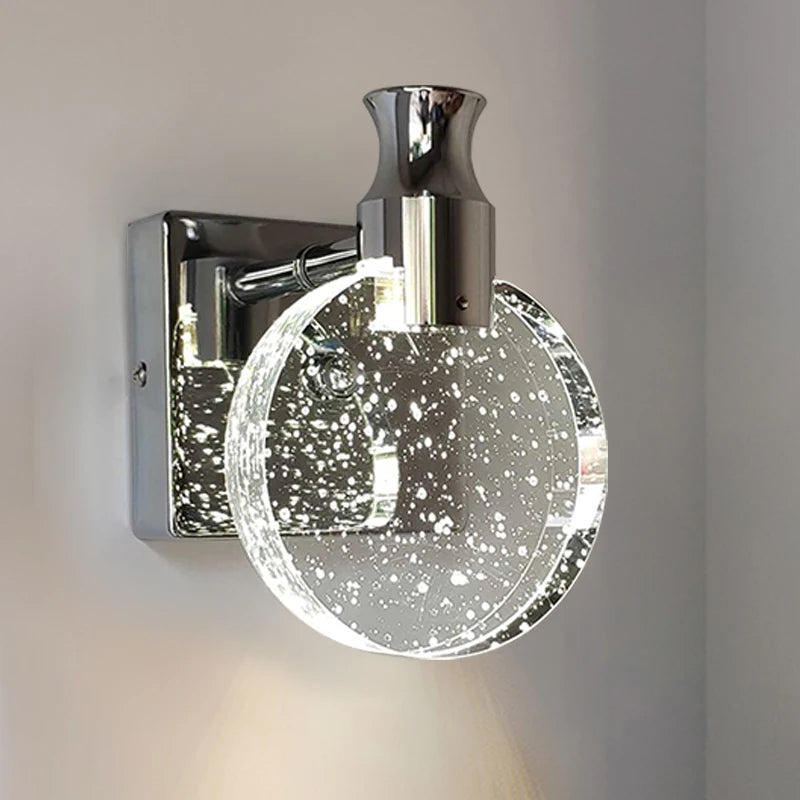 Wandleuchte Modern mit Goldakzenten 7