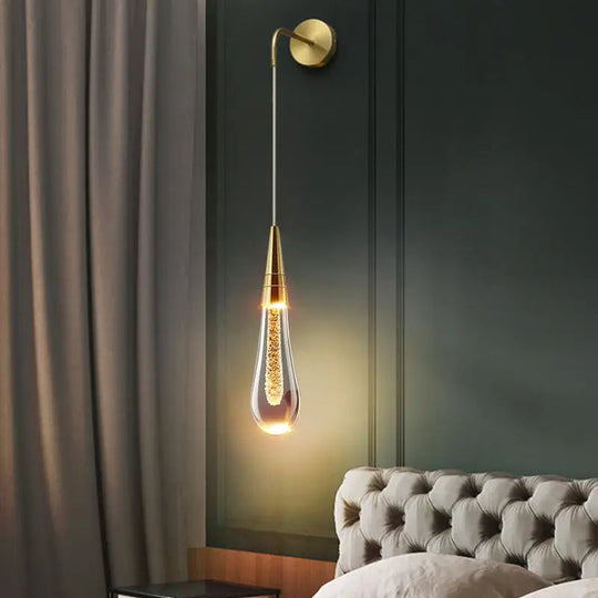 Wandleuchte Tropfenform Warmes Licht 0