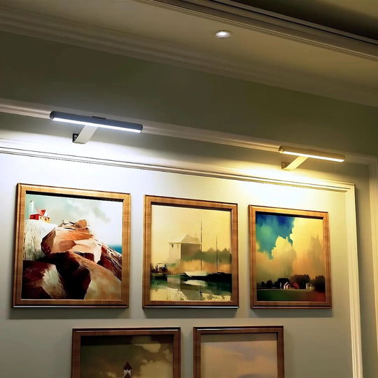 Wandleuchte für Kunstwerke Kabellos 8