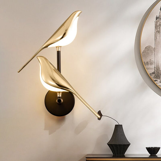 Wandleuchte im Vogel-Design für modernes Wohnen 1