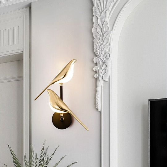 Wandleuchte im Vogel-Design für modernes Wohnen 2
