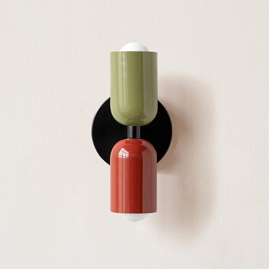 Wandleuchte mit Doppelkopf Design 6