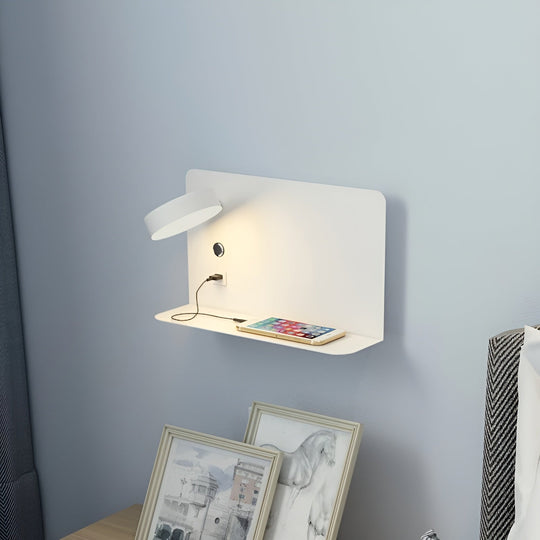 Wandleuchte mit USB-Ladeanschluss und Schalter für Schlafzimmer 2
