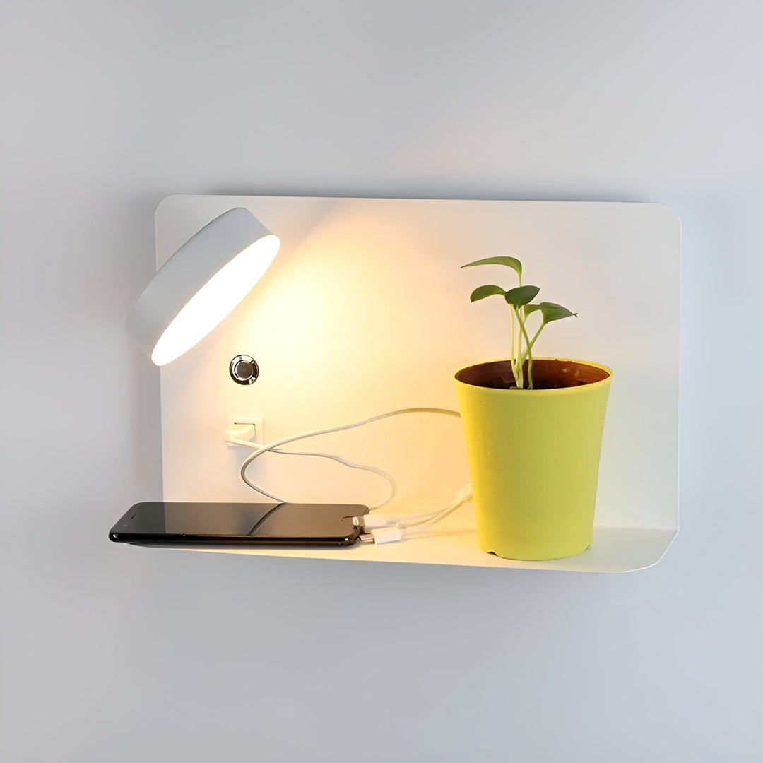 Wandleuchte mit USB-Ladeanschluss und Schalter für Schlafzimmer 3