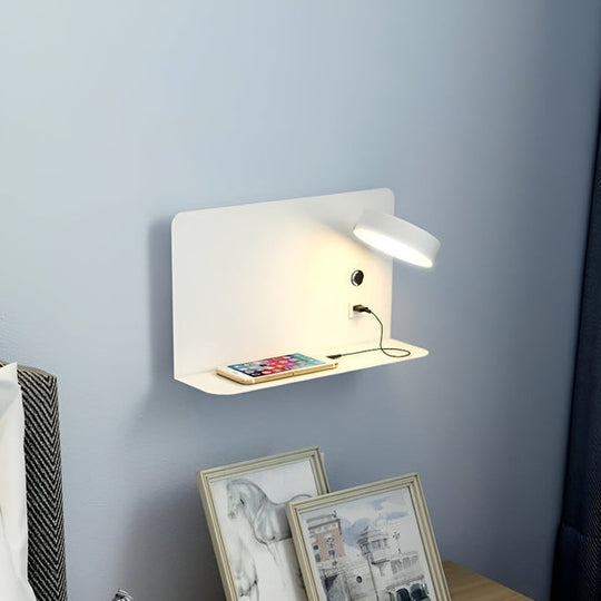 Wandleuchte mit USB-Ladeanschluss und Schalter für Schlafzimmer 4