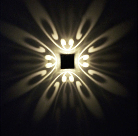 Wandmontierte LED-Lampe mit RGB-Farben 1