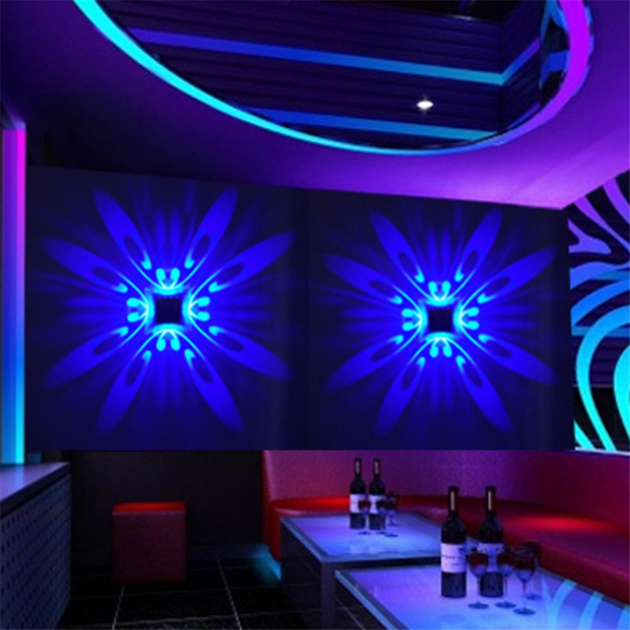 Wandmontierte LED-Lampe mit RGB-Farben 3