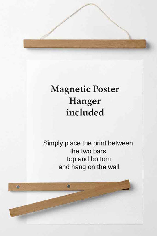 Wandposter Boho Grafik Blumen 1