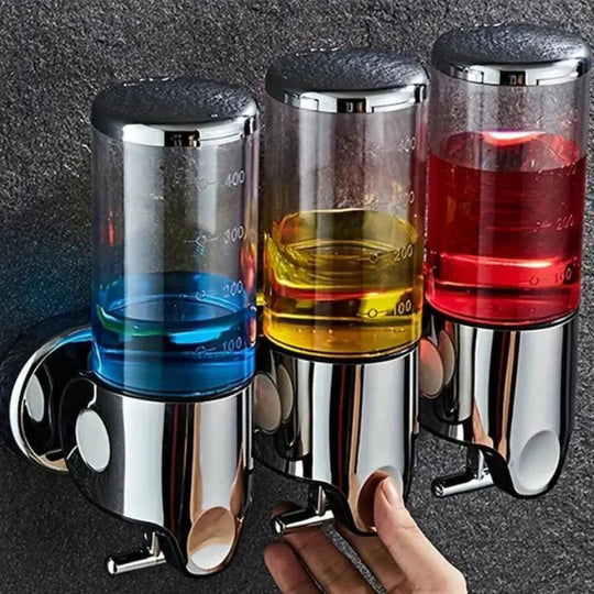 Wandseifenspender für Badezimmer und Küche Modernes Design mit Pumpmechanismus 4