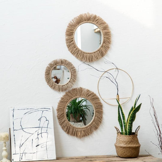 Wandspiegel im Boho-Stil für rustikale Akzente 1