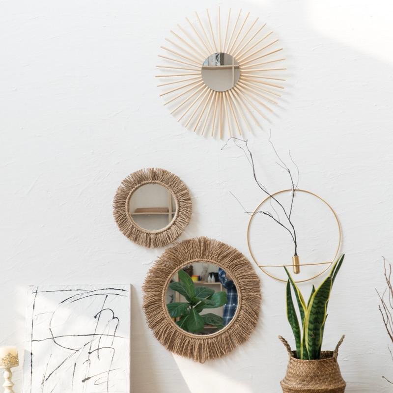 Wandspiegel im Boho-Stil für rustikale Akzente 2