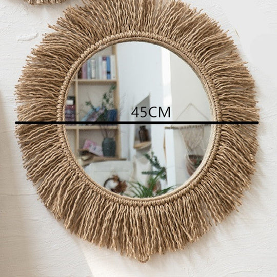 Wandspiegel im Boho-Stil für rustikale Akzente 6