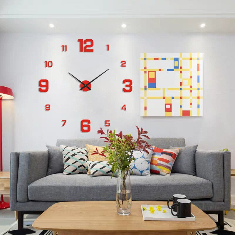 Wanduhr Groß Modern Kreatives Design Hingucker 3