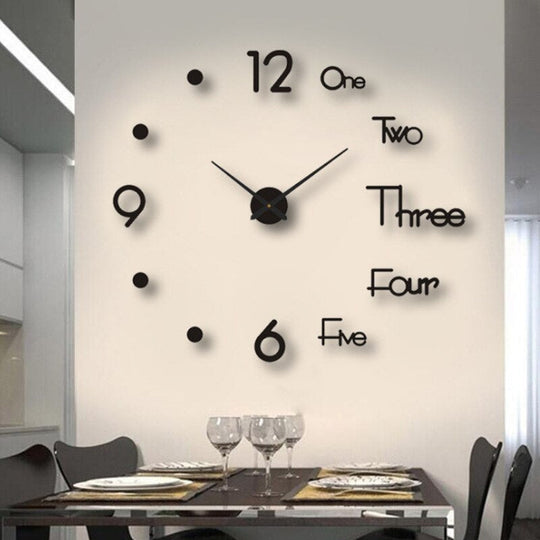 Wanduhr Groß Modern Kreatives Design Hingucker 7