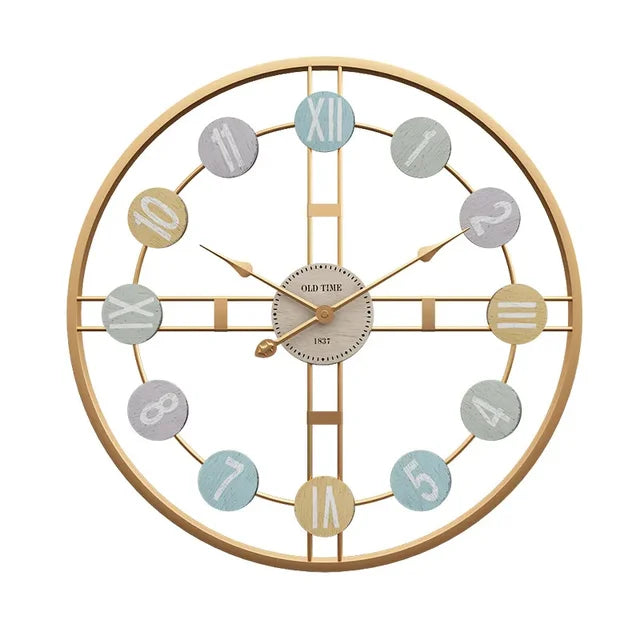 Wanduhr Groß Vintage-Stil Mit Römischen Ziffern – Stilvoller Hingucker Für Ihr Zuhause 8