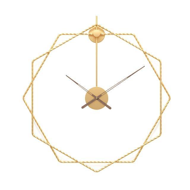 Wanduhr Modern Geometrisch Groß Hingucker für Wohnzimmer und Büro 8