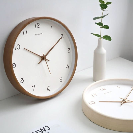 Wanduhr Modern Mit Lautlosem Mechanismus - Zeitloses Design Für Wohnzimmer Und Schlafzimmer 2