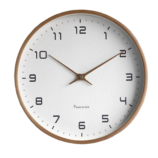 Wanduhr Modern im Nordic-Stil für Männer und Frauen – Schlichtes Design für Zuhause und Büro 0