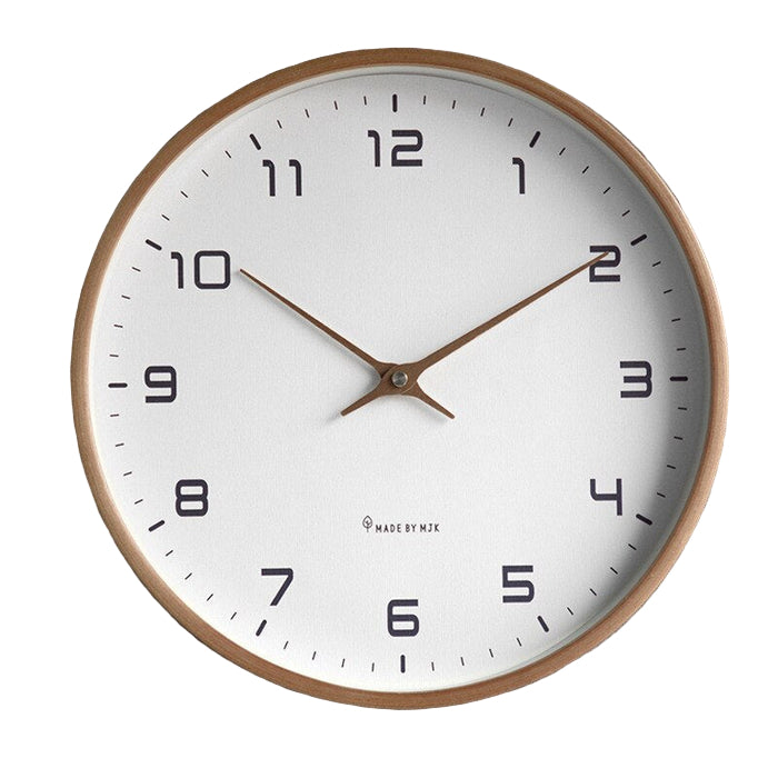 Wanduhr Modern im Skandinavischen Stil für Minimalistische Wohnräume 0