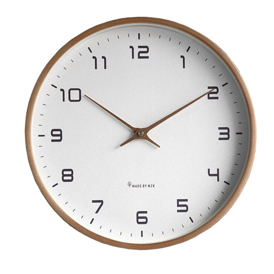Wanduhr Modern im Skandinavischen Stil für Minimalistische Wohnräume 0