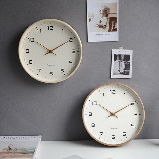 Wanduhr Modern im Skandinavischen Stil für Minimalistische Wohnräume 2