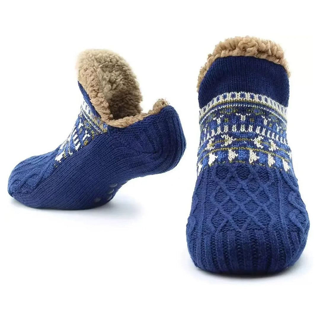 Warme, rutschfeste Socken für Zuhause im Winter 0