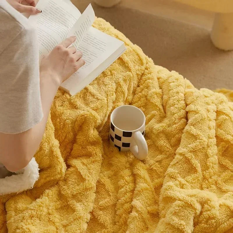 Wärmende Decke für den Winter 2