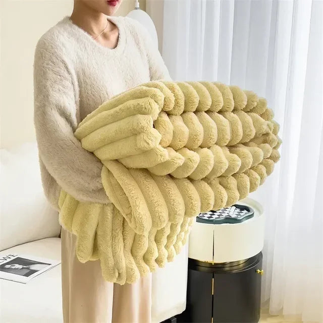 Warmes Plüschdecke Für Gemütliche Abende 8