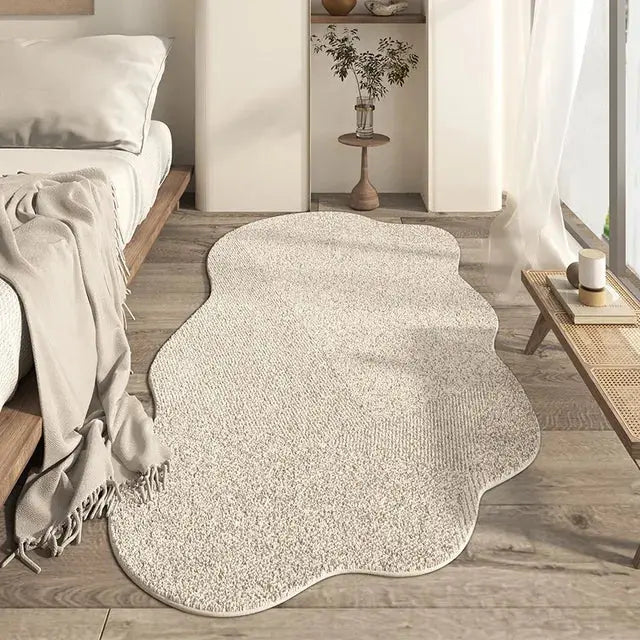 Waschbarer Teppich für Schlafzimmer im Modernen Stil - Gemütlicher Akzentteppich für Wohnzimmer und Flure 2