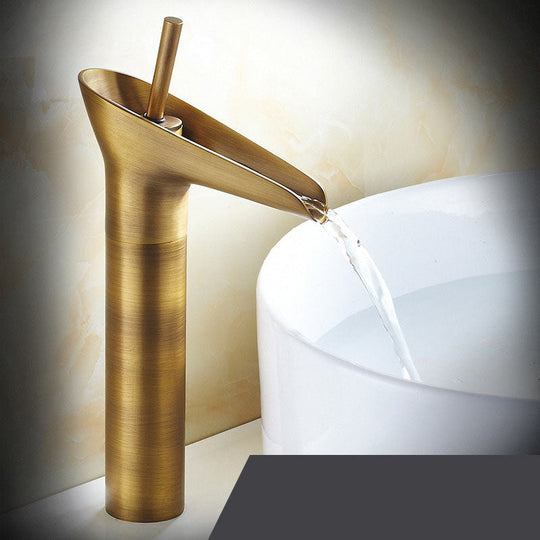 Waschtischarmatur Retro Wasserfall 10