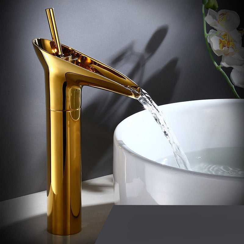 Waschtischarmatur Retro Wasserfall 14