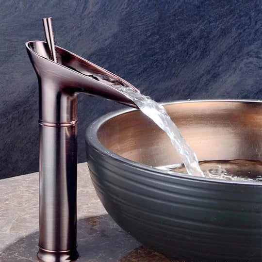 Waschtischarmatur Retro Wasserfall 6