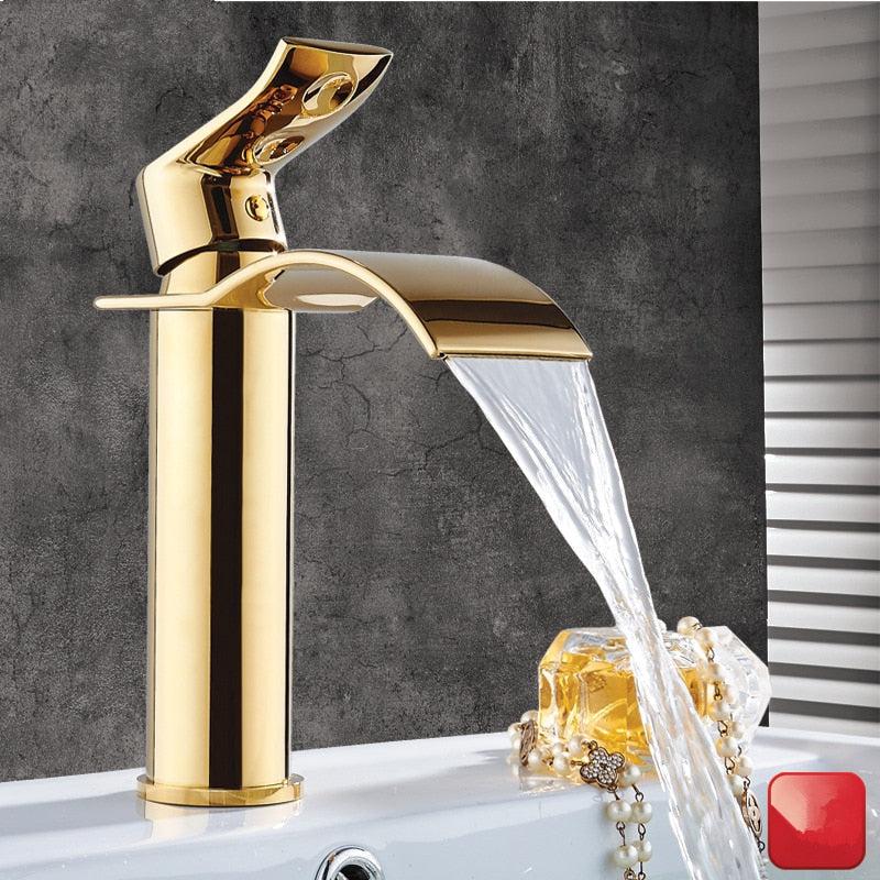 Waschtischarmatur Wasserfallarmatur für modernes Badezimmer 4