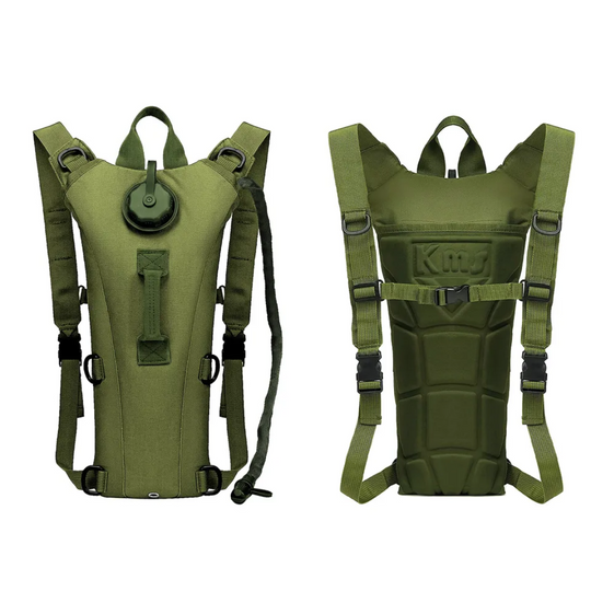 Wasser-Rucksack für Abenteuer mit integriertem Hydrationssystem 3
