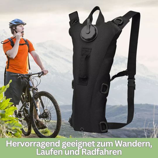 Wasser-Rucksack für Abenteuer mit integriertem Hydrationssystem 6