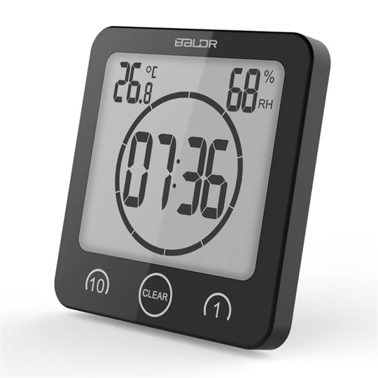 Wasserdichte Duschuhr für präzise Zeitmessung 0