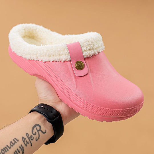Wasserdichte Herren-Winterclogs mit Fellbesatz 10