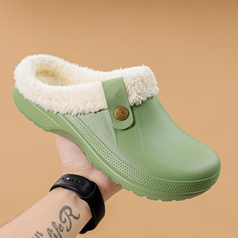 Wasserdichte Herren-Winterclogs mit Fellbesatz 12