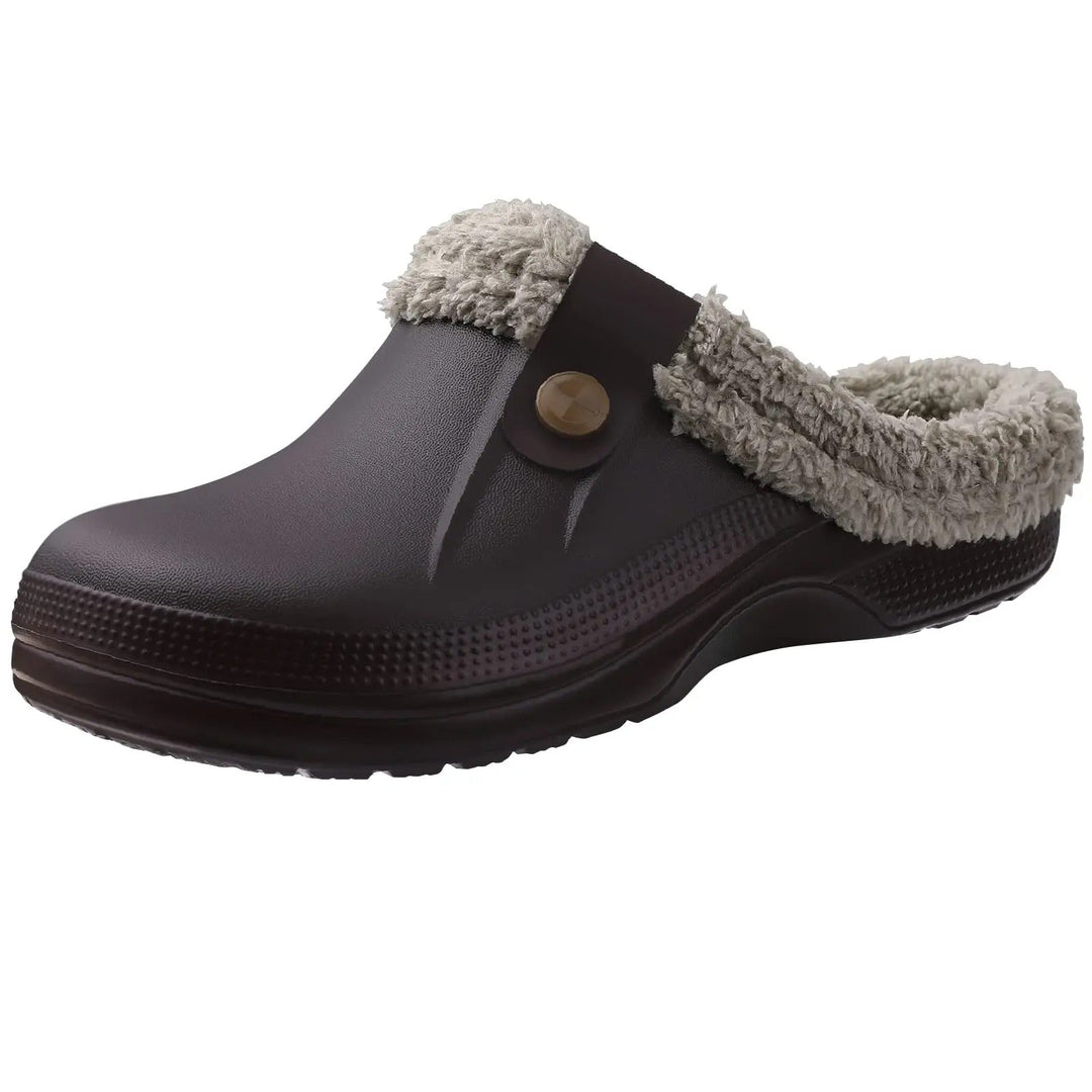 Wasserdichte Herren-Winterclogs mit Fellbesatz 7