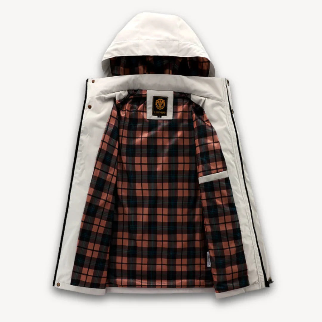 Wasserdichte Herren-Winterjacke mit Kapuze 2