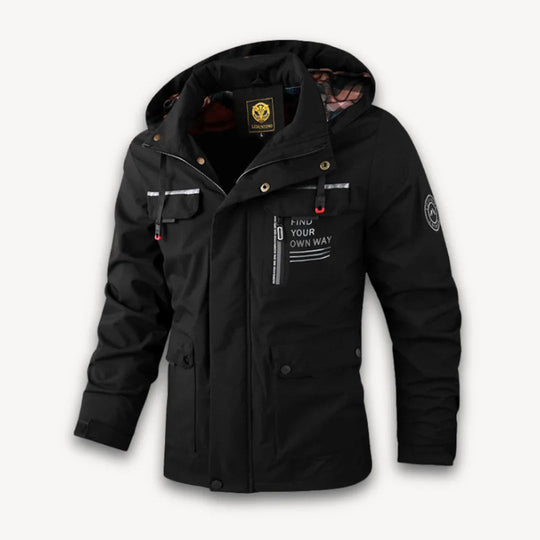 Wasserdichte Herren-Winterjacke mit Kapuze 4