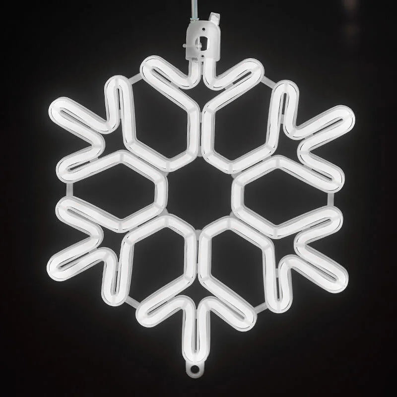 Wasserdichte LED-Schneeflockenlichter für Winterdekoration 4