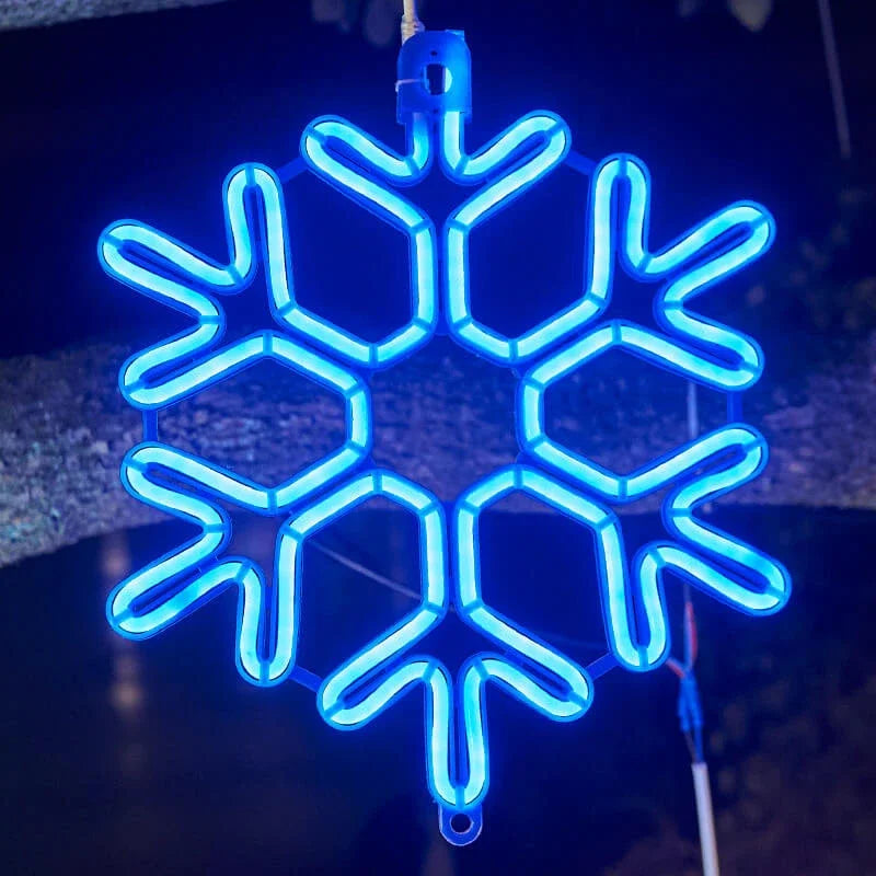 Wasserdichte LED-Schneeflockenlichter für Winterdekoration 5