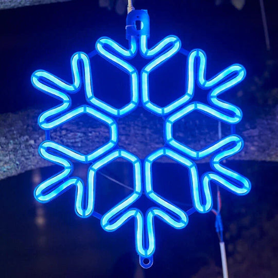 Wasserdichte LED-Schneeflockenlichter für Winterdekoration 5