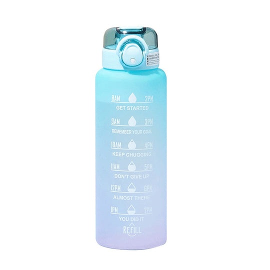 Wasserflasche Trinkflasche Sport mit Motivationsdesign für Tägliche Hydration 9