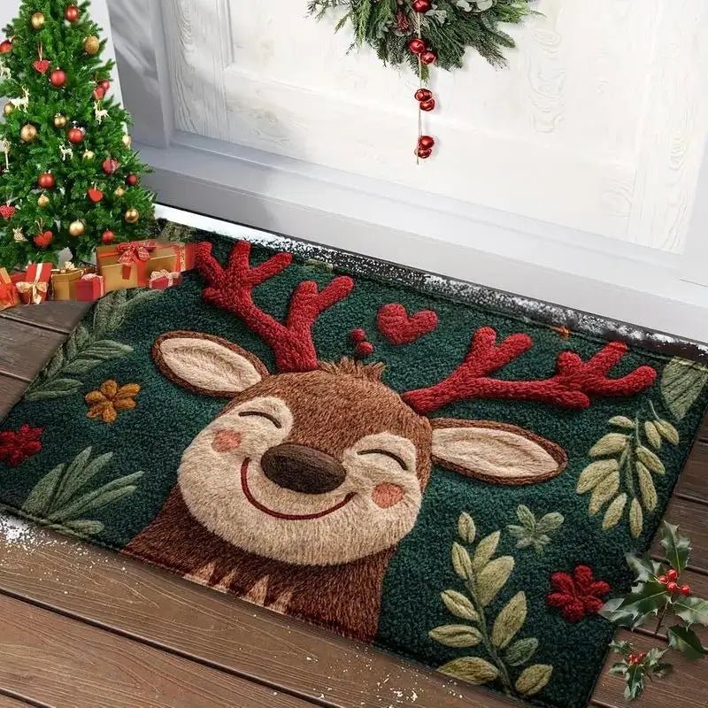 Weihnachts Fußmatte mit fröhlichem Design 0