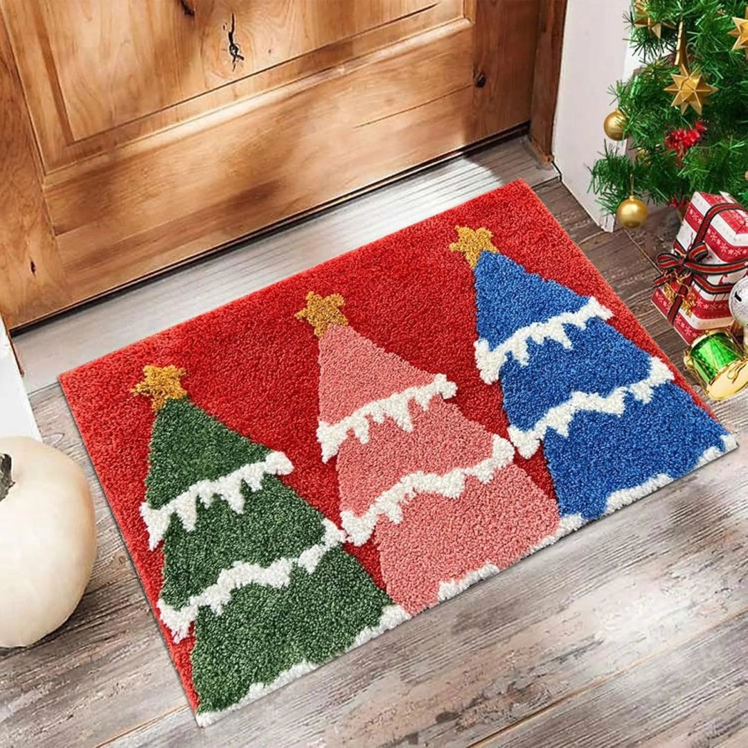 Weihnachts Fußmatte mit fröhlichem Design 10