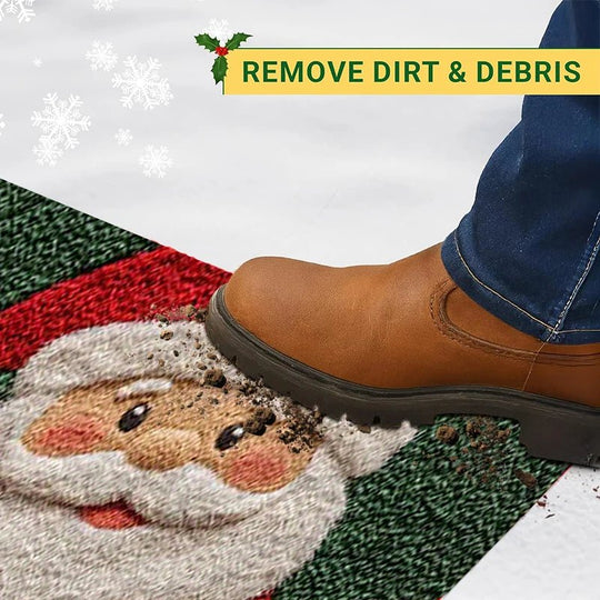 Weihnachts Fußmatte mit fröhlichem Design 3