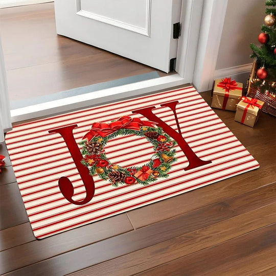 Weihnachts Fußmatte mit fröhlichem Design 7